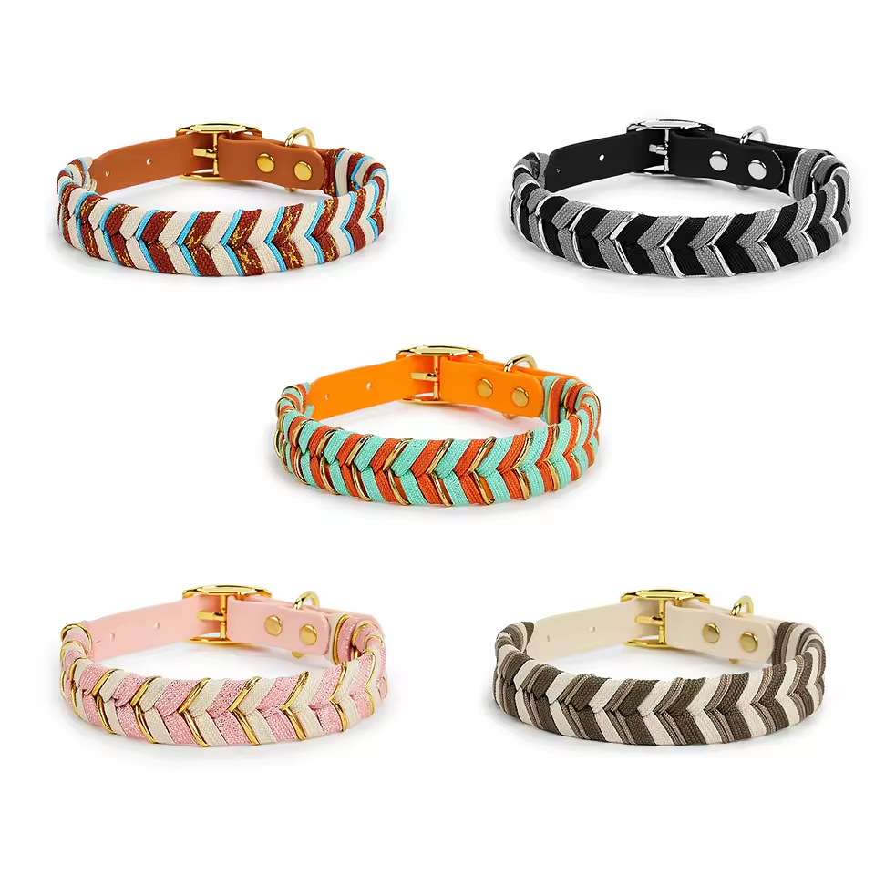 Handmade Adjustable Dog & Cat Collar