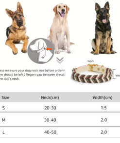 Handmade Adjustable Dog & Cat Collar